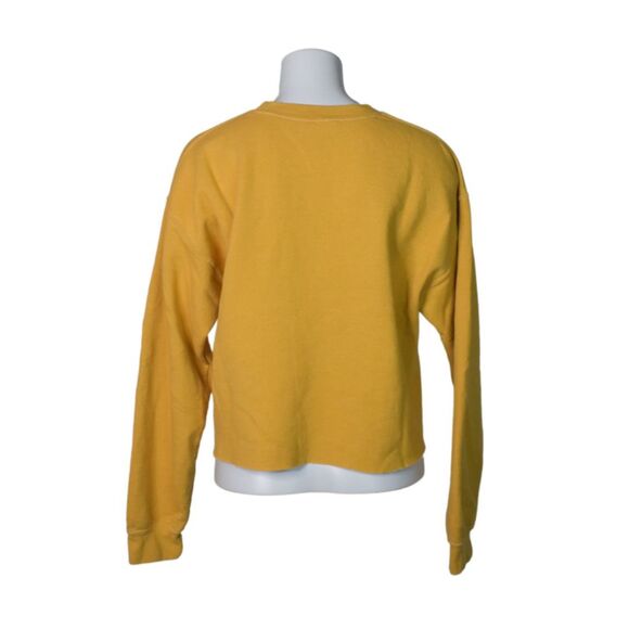 Taylor Swift To My Lover Cropped Crewneck Sweatshirt Mustard Yellow Heart Medium - Picture 2 of 6